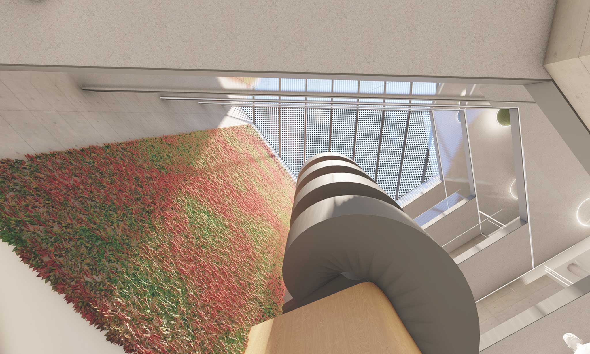 GPG Architekten - Projekt IGH Treppe von unten