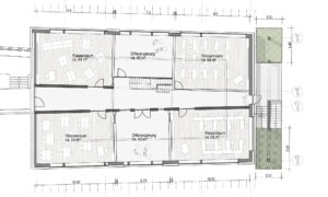 GPG Architekten - Projekt LLF Ansicht Skizze