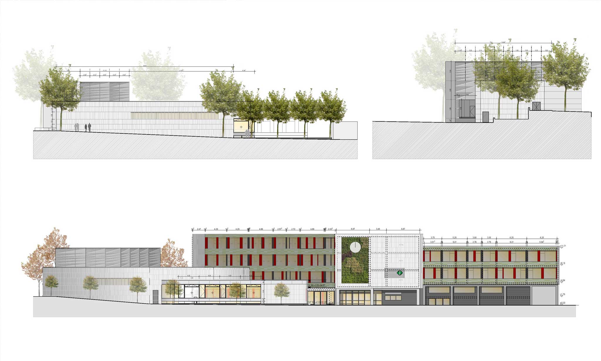 GPG Architekten - Projekt LLG Ansicht