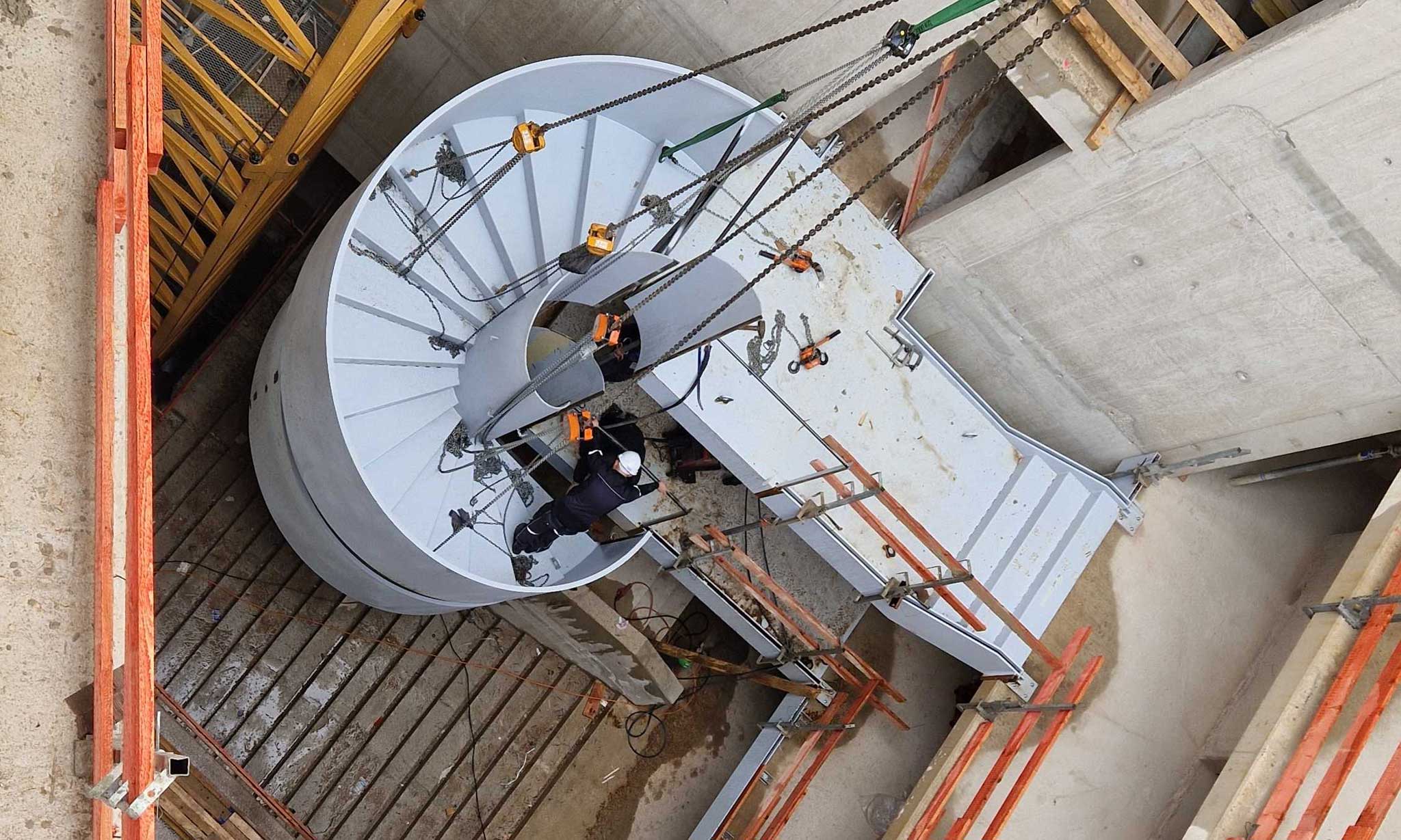 GPG Architekten - Projekt IGH Baustelle Treppe