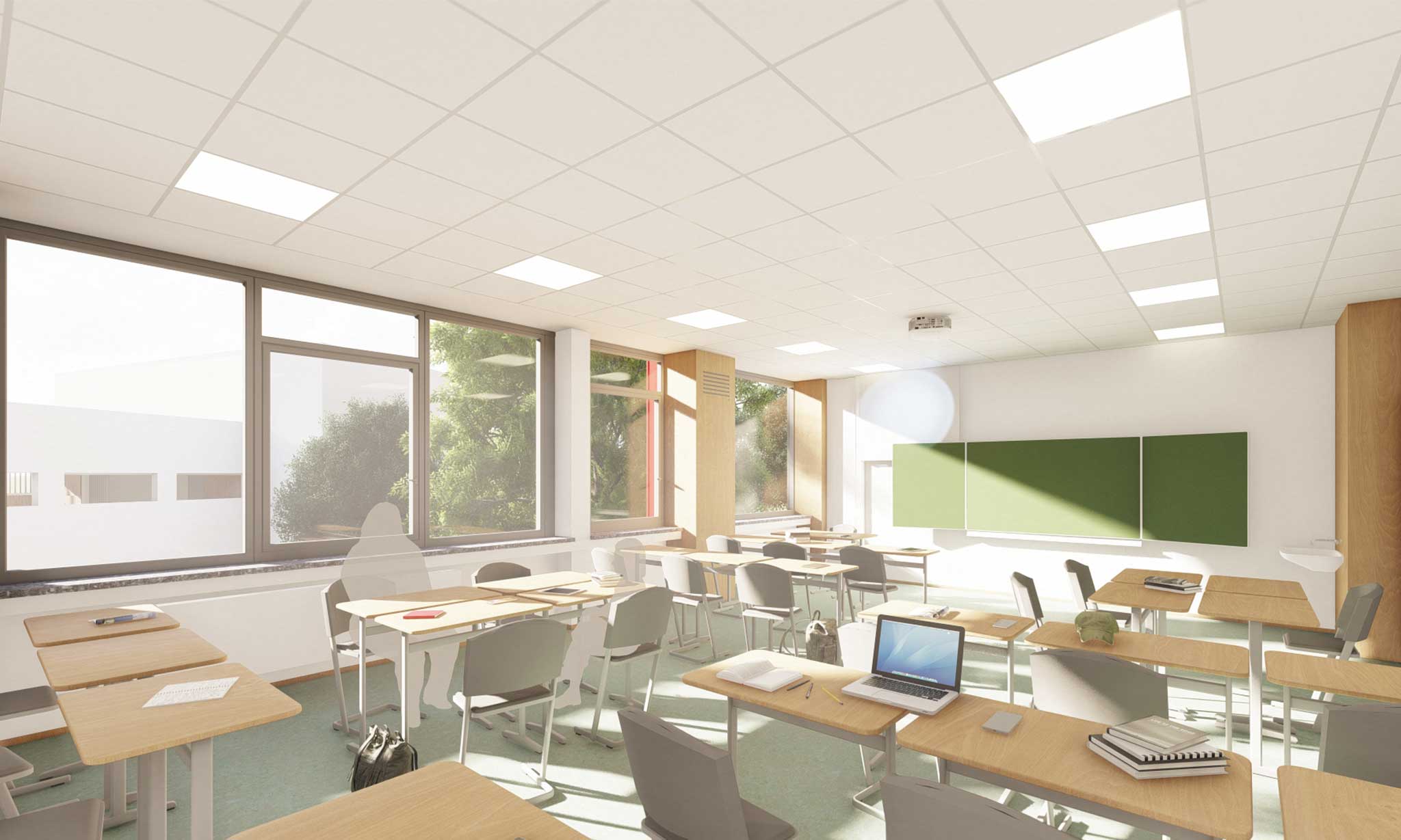 GPG Architekten - Projekt LLF Ansicht innen