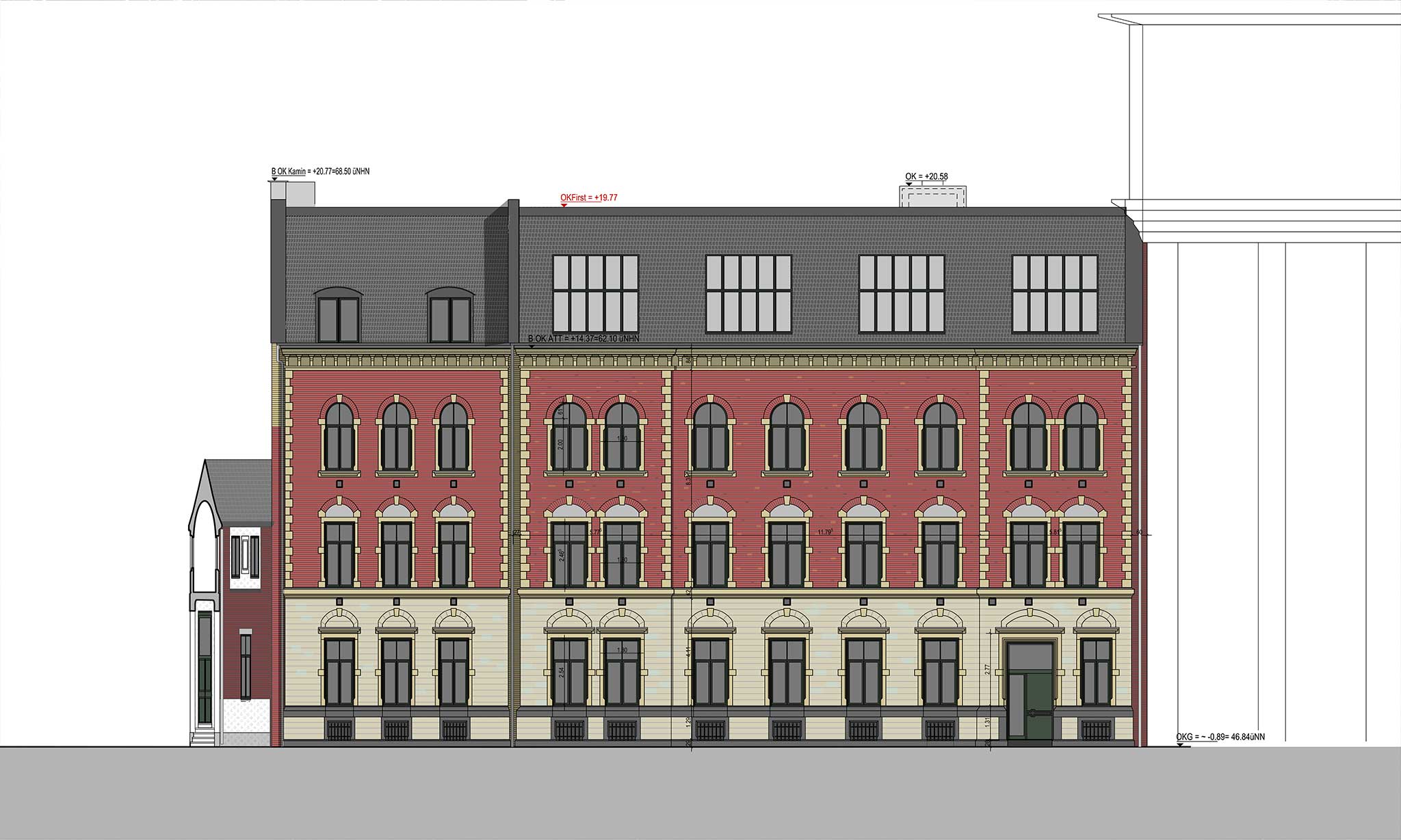 GPG Architekten - Projekt SCZ Skizze